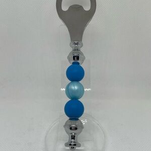 Elegant Blue Beaded Bottle Opener
Expertly Handcrafted, Exclusively Yours
